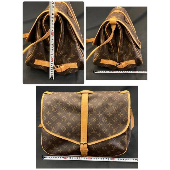 🔥LARGE🔥 Authentic Louis Vuitton Saumur 35 Crossbody Shoulder Bag Boho Soho - Picture 16 of 16